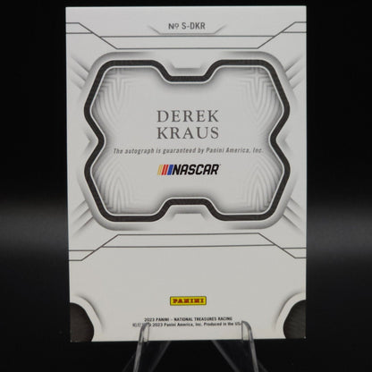 2023 Panini National Treasures - Signatures Silver Derek Kraus #S-DKR /10 (AU) - NASCARD.shop