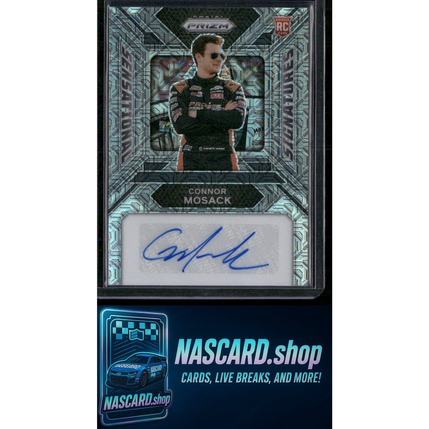 2024 Panini Prizm #SS-CMK Connor Mosack Sensational Signatures Mojo #/25 - NASCARD.shop
