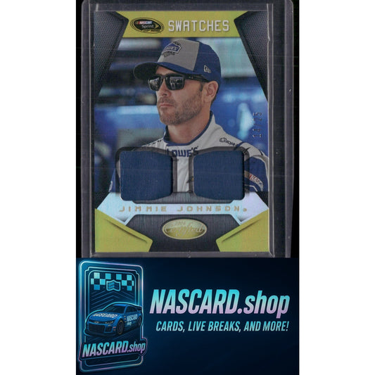 2016 Panini Certified Jimmie Johnson Sprint Cup Swatches Dual Mirror Gold #/25 - NASCARD.shop