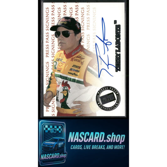 1999 Press Pass Terry Labonte Signings #/400 - NASCARD.shop