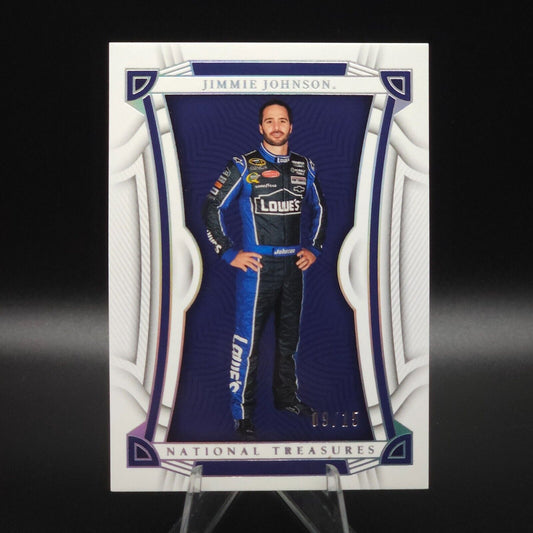 2023 Panini National Treasures Base Holo Silver Jimmie Johnson /15 - NASCARD.shop