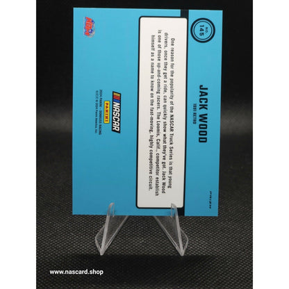 2024 Panini Donruss 1991 Retro Black Pandora Prizm #145 Jack Wood SSP