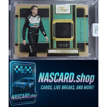 2025 Panini Turn Four #SS-DRG David Ragan Shoe Soles Gold #01/10