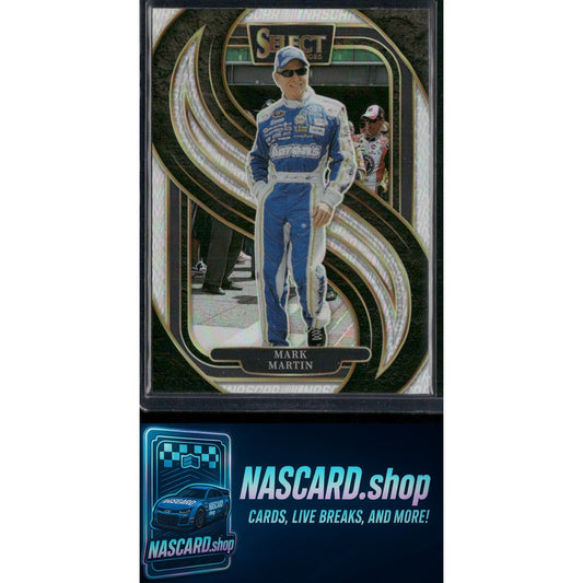 2025 Select Racing #242 Mark Martin Trackside Silver NASCAR logo Prizms - NASCARD.shop