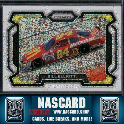 2024 Panini Prizm #7 Bill Elliott White Sparkle
