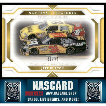2024 National Treasures Photo Finishes Jeff Burton /35