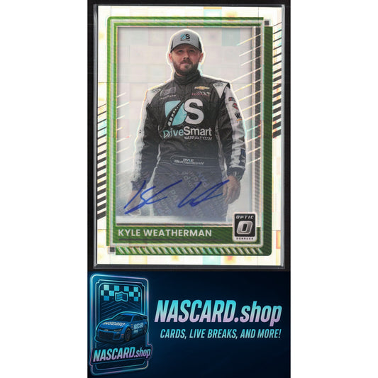 2025 Donruss #4 Kyle Weatherman Optic Signatures Pandora #/25