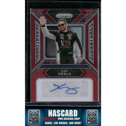 2024 Panini Prizm #SS-KGA Kaz Grala Sensational Signatures Red