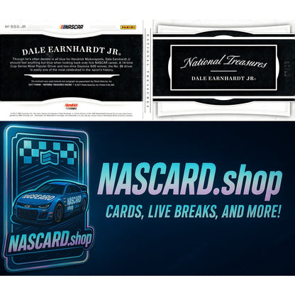 2017 National Treasures Dale Earnhardt Jr Auto Booklet /10 Six Patch Holo Gold - NASCARD.shop