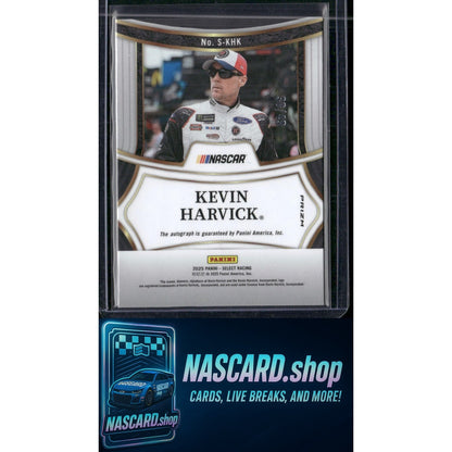 2025 Select Racing #S-KHK Kevin Harvick Signatures Purple Prizms #/49 - NASCARD.shop