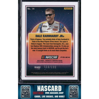 2023 Panini Chronicles #14 Dale Earnhardt Jr Overdrive Blue - NASCARD.shop