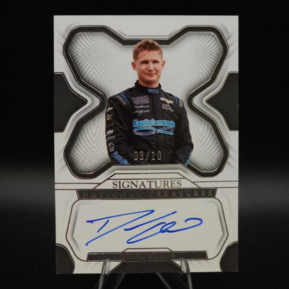 2023 Panini National Treasures - Signatures Silver Derek Kraus #S-DKR /10 (AU) - NASCARD.shop