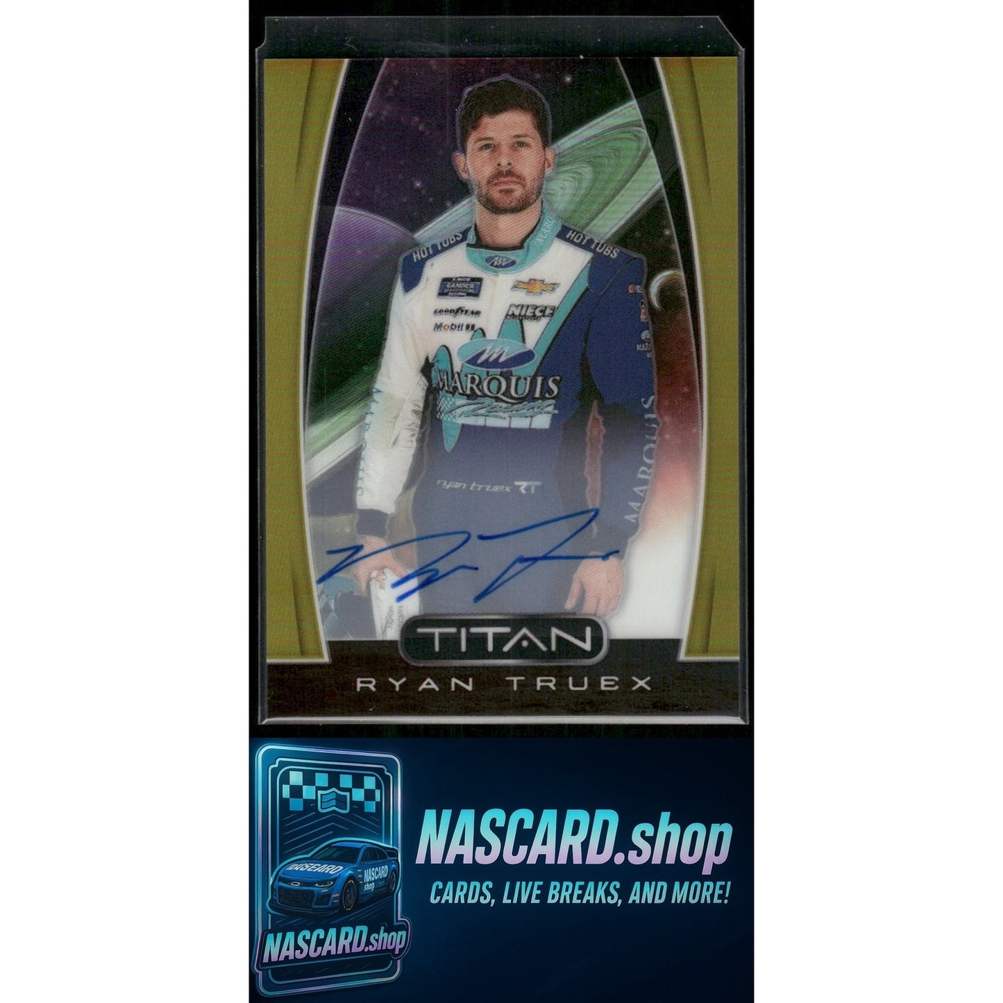 2020 Panini Chronicles #18 Ryan Truex Titan Autographs Gold #/10