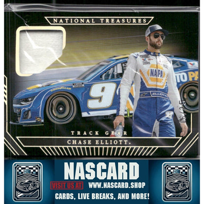 2024 National Treasures Track Gear Holo Silver Chase Elliott /25 - NASCARD.shop