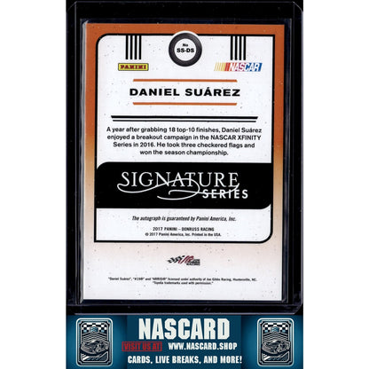 2017 Donruss #SS-DS Daniel Suarez Signature Series