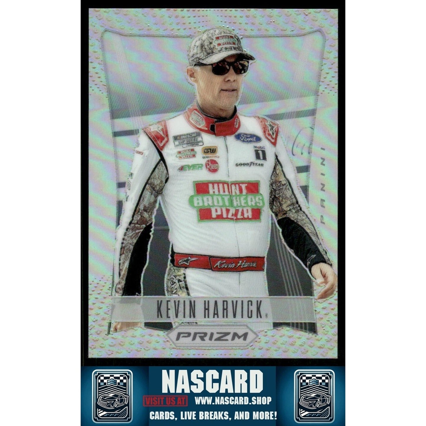 2023 Panini Prizm Flashback Kevin Harvick Silver Prizm - NASCARD.shop