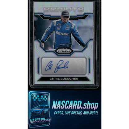 2023 Panini Prizm #S-CBH Chris Buescher Scripts Prizm