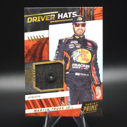 2023 Panini Prime Driver Hats Eyelets Martin Truex Jr. /6 Error Card - NASCARD.shop