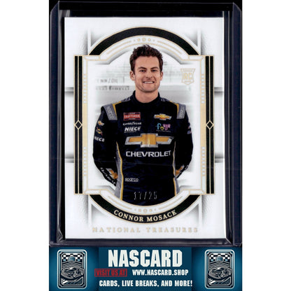 2024 Panini National Treasures #27 Connor Mosack Holo Silver #/25 (RC) - NASCARD.shop
