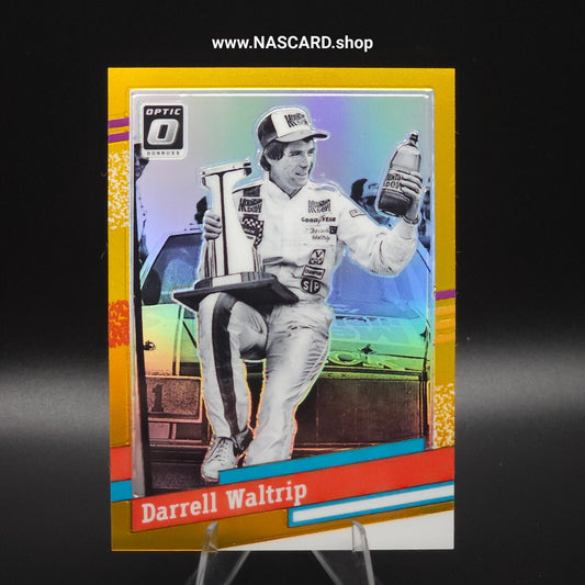 2024 Panini Donruss NASCAR Optic 1991 Retro Gold Prizm Darrell Waltrip /10 - NASCARD.shop