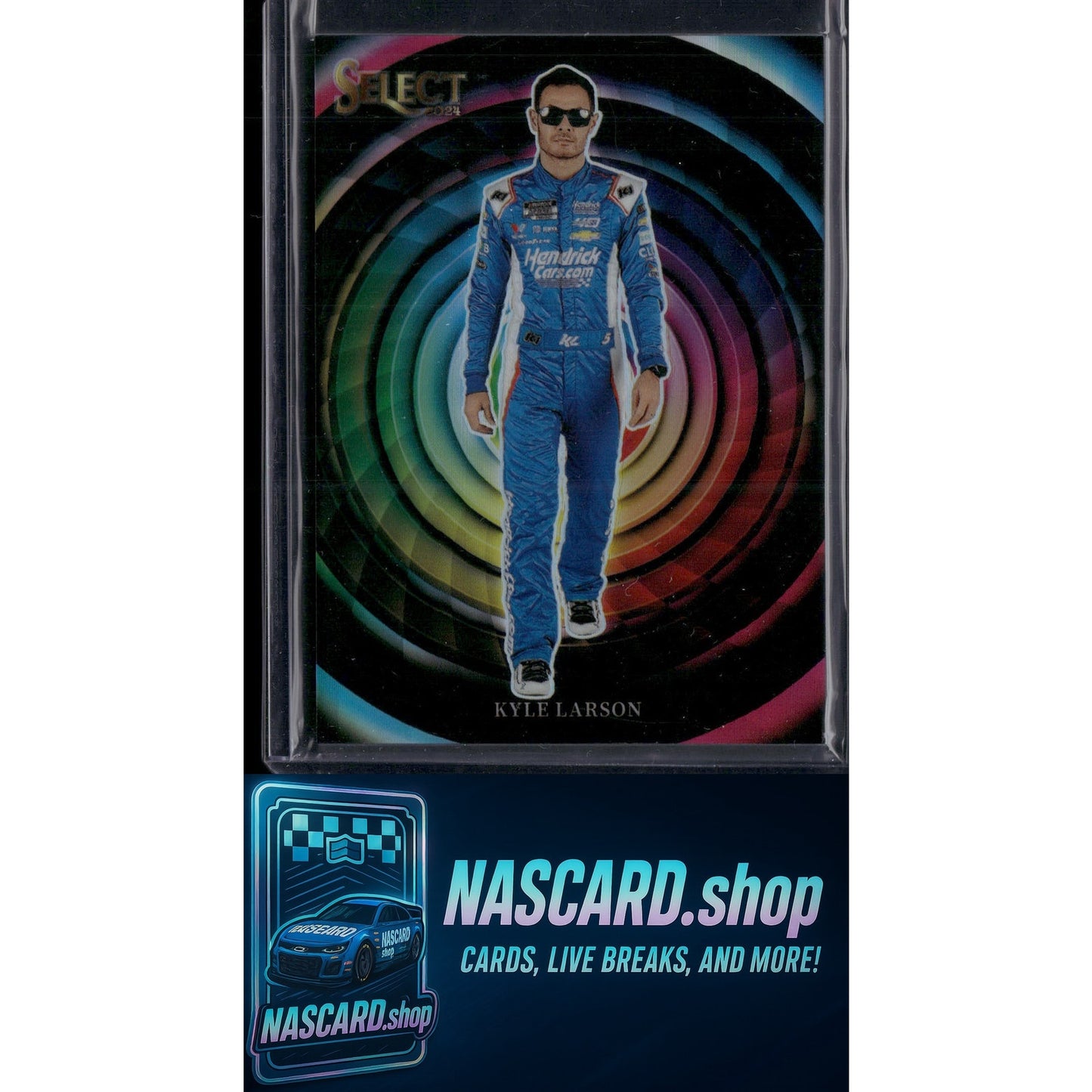 2024 Panini Select #4 Kyle Larson Color Wheel