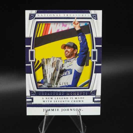 2023 Panini National Treasures - Treasured Moments Jimmie Johnson #TM-JJ /99 NASCARD.shop