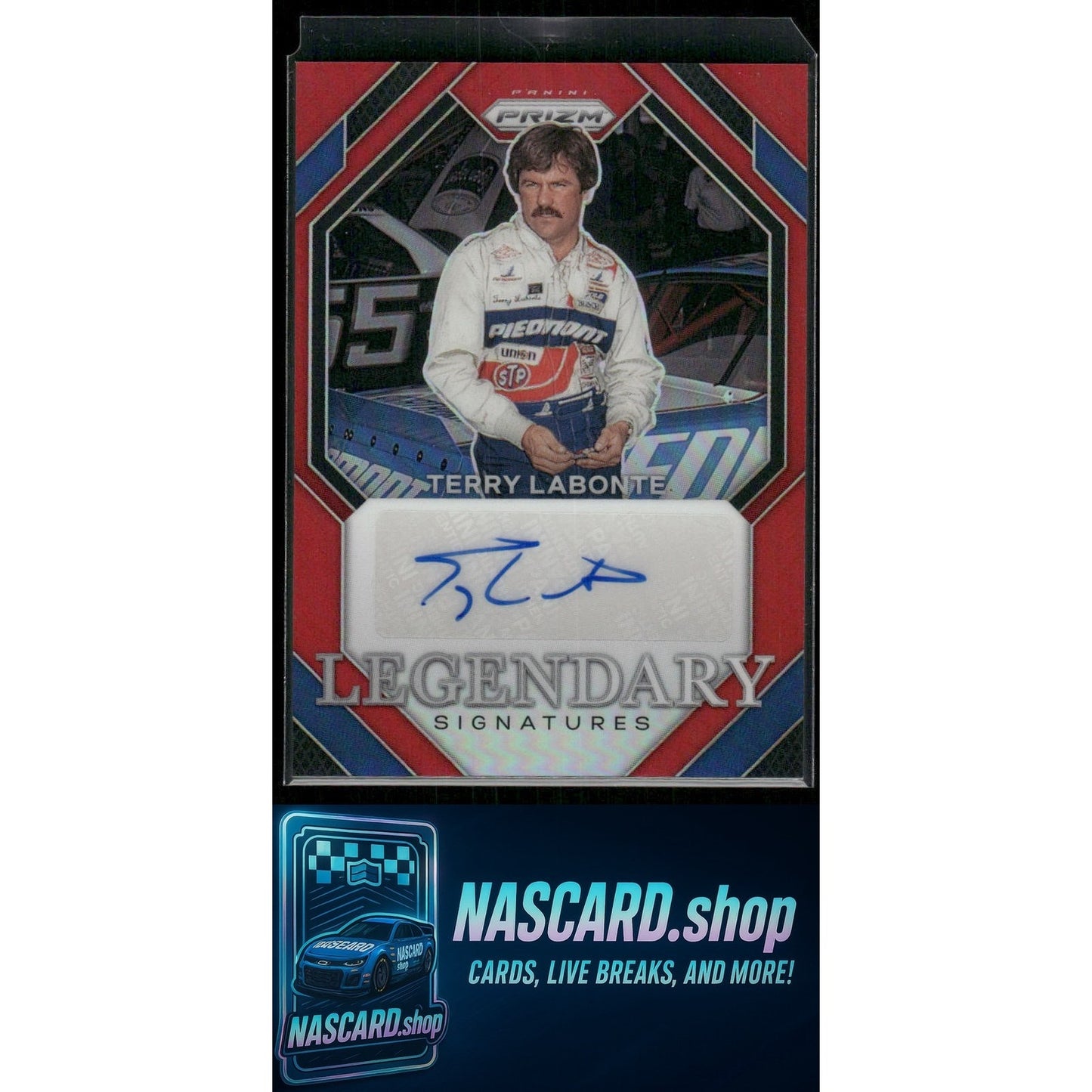 2024 Panini Prizm #LS-TLT Terry Labonte Legendary Signatures Red #/99