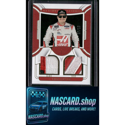2023 National Treasures Cole Custer Dual Race Used Firesuits Midnight Prime #/10
