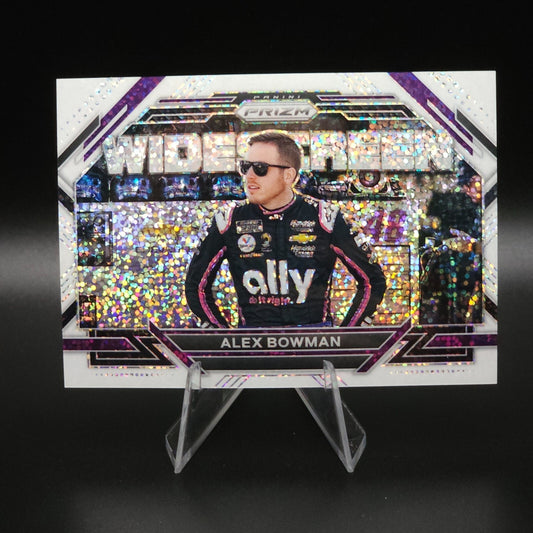 2023 Panini Prizm - Widescreen Alex Bowman #52 White Sparkle Prizm