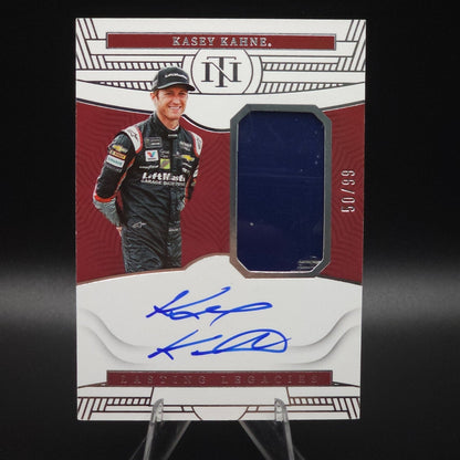 2023 Panini National Treasures - Lasting Legacies Kasey Kahne #LL-KKN /99 - NASCARD.shop