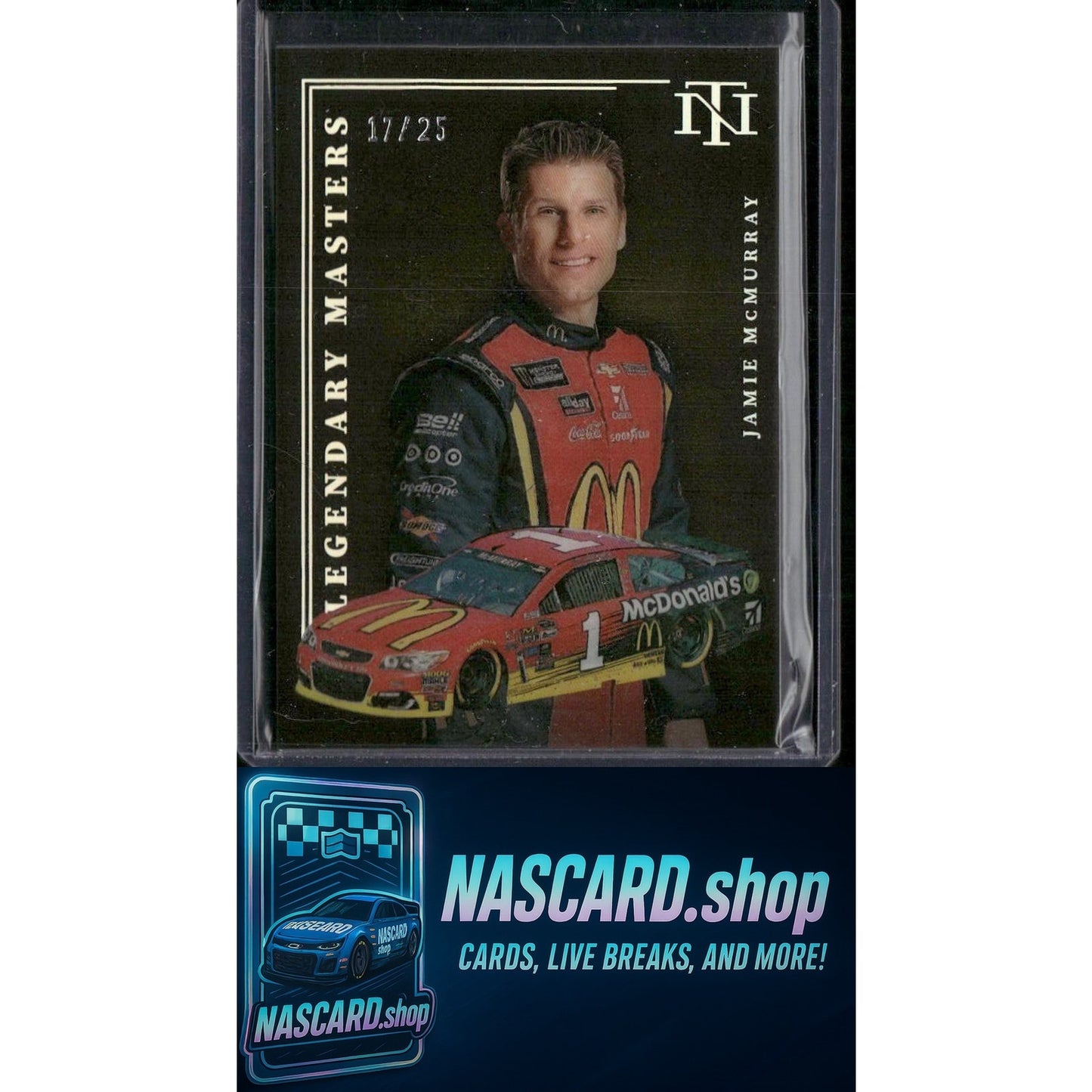 2023 Panini National Treasures #LM19 Jamie McMurray Legendary Masters - NASCARD.shop