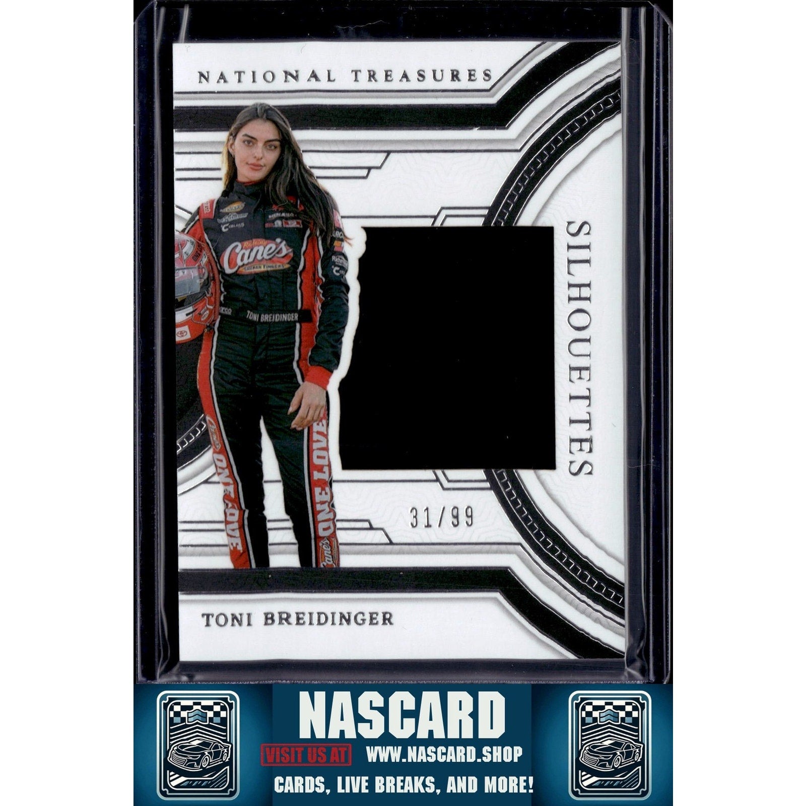 2024 Panini National Treasures #SS-TBG Toni Breidinger Silhouettes - NASCARD.shop
