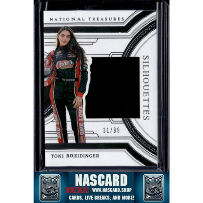 2024 Panini National Treasures #SS-TBG Toni Breidinger Silhouettes - NASCARD.shop