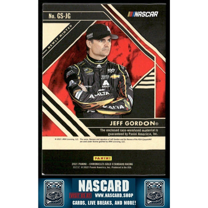 2021 Panini Chronicles Gold Standard Jeff Gordon #14 Rainbow! 1/1 /10 /25 /49 + Base - NASCARD.shop