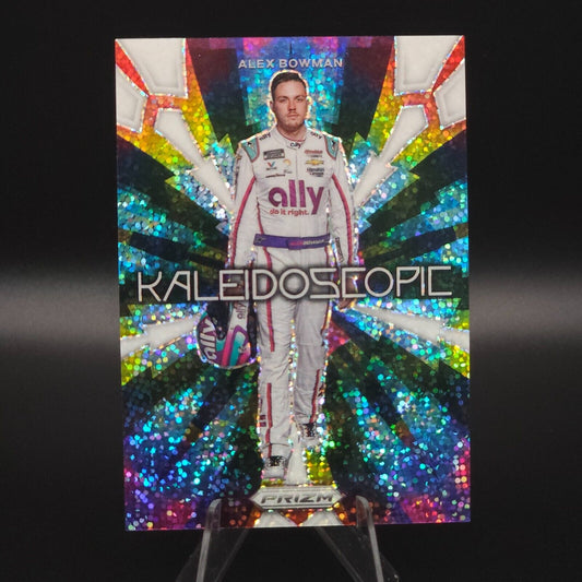 2023 Panini Prizm Racing Kaleidoscopic White Sparkle Prizm Alex Bowman #K13
