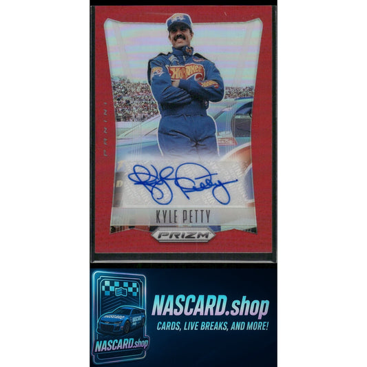 2024 Panini Prizm #TS-KPY Kyle Petty Throwback Signatures Red #/75