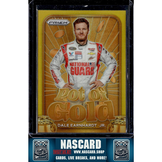 2024 Panini Prizm #2 Dale Earnhardt Jr Pot Of Gold Gold #/10 - NASCARD.shop