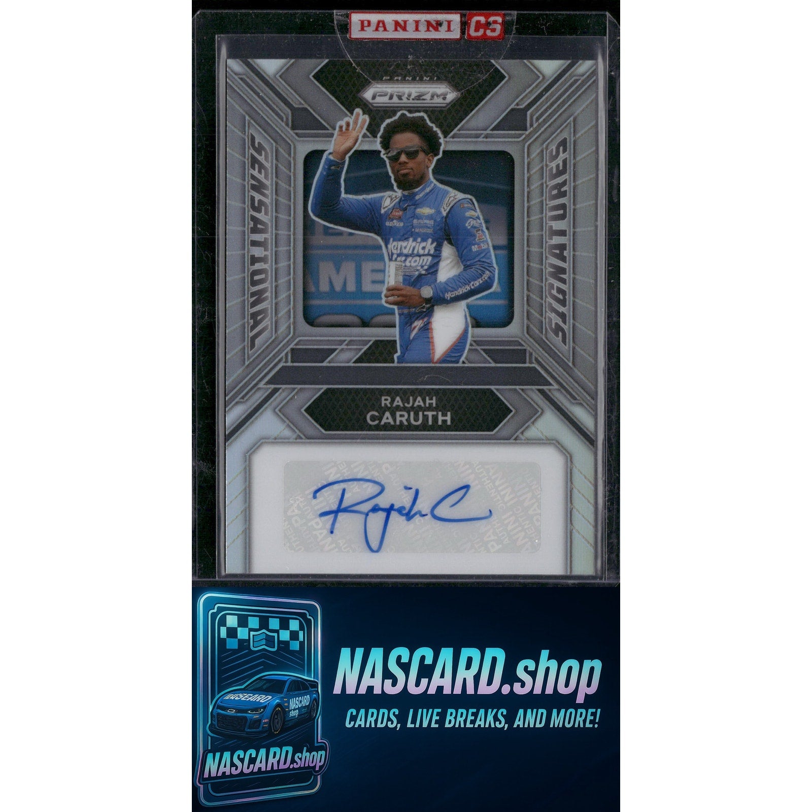2024 Panini Prizm #SS-RCH Rajah Caruth Sensational Signatures - NASCARD.shop