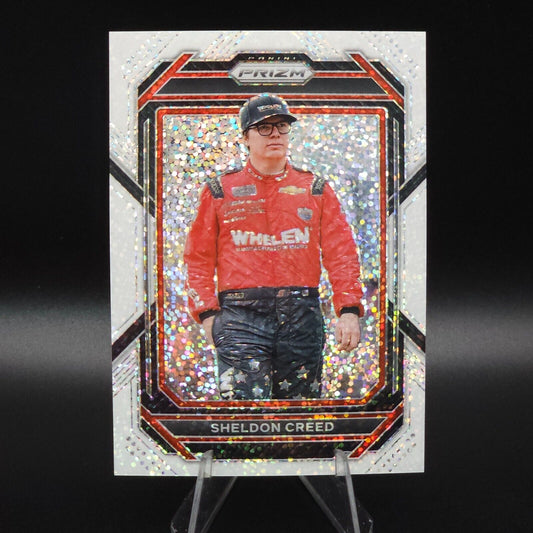 2023 Panini Prizm - Sheldon Creed #21 White Sparkle Prizm