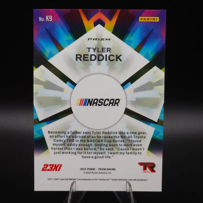 2023 Panini Prizm - Kaleidoscopic Tyler Reddick #K9 White Sparkle Prizm NASCARD.shop