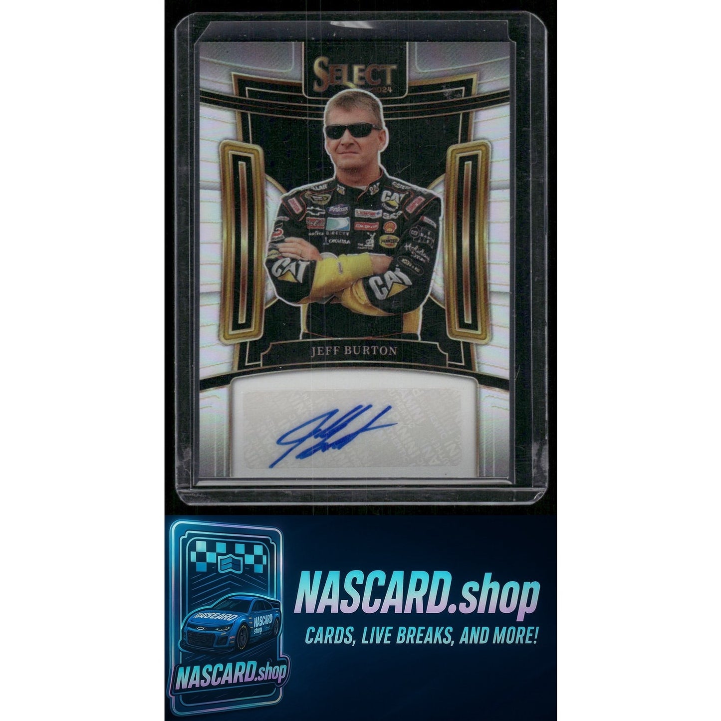 2024 Panini Select #S-JBT Jeff Burton Signatures