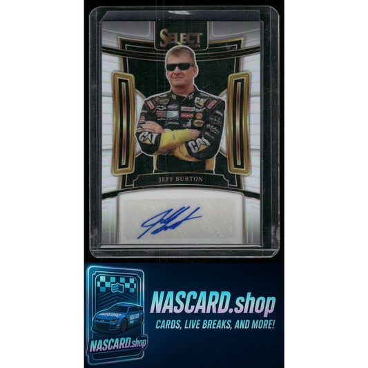 2024 Panini Select #S-JBT Jeff Burton Signatures