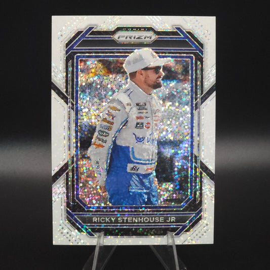 2023 Panini Prizm - Ricky Stenhouse Jr. #19 White Sparkle Prizm
