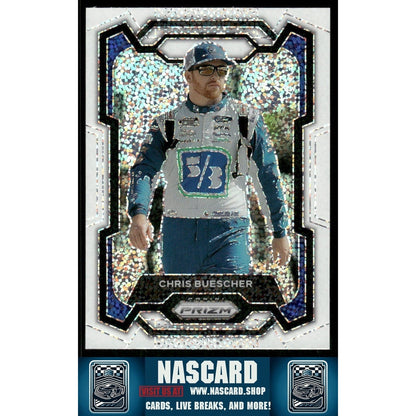 2024 Panini Prizm - Chris Buescher #79 White Sparkle Prizm - NASCARD.shop