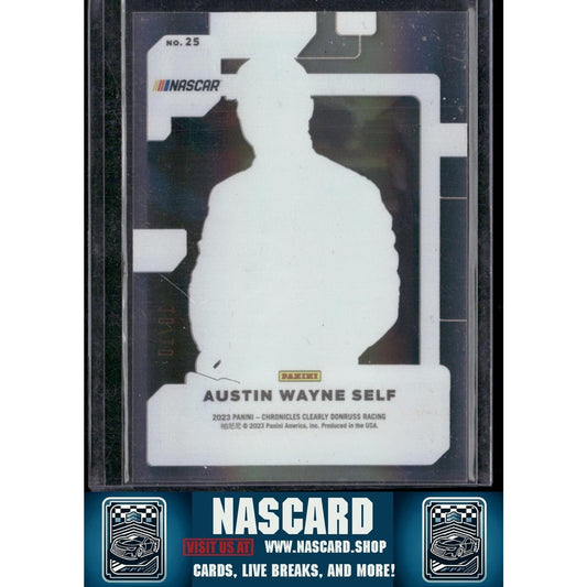 2023 Panini Chronicles Austin Wayne Self Clearly Donruss Rated Rookie Gold #/10