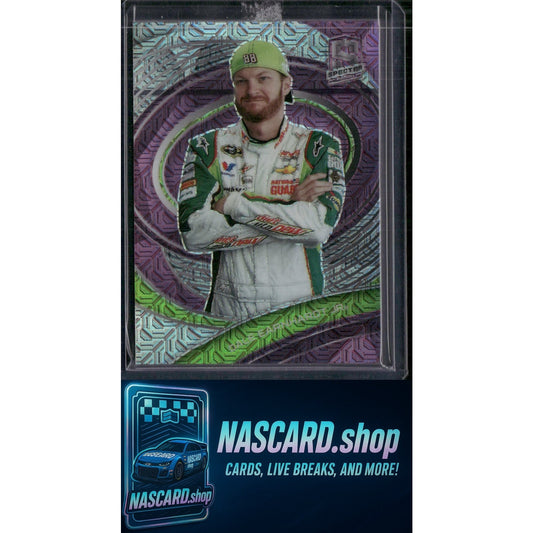 2022 Panini Chronicles #50 Dale Earnhardt Jr. Spectra Meta Pink #25/25 - NASCARD.shop