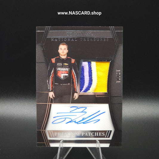 2023 National Treasures Premium Patches Midnight Ty Dillon 13/21