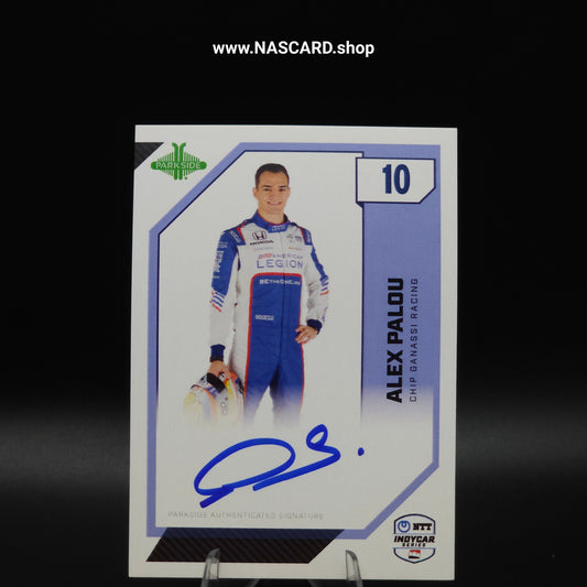 2024 Parkside IndyCar Premier Edition Signature Series Alex Palou /49