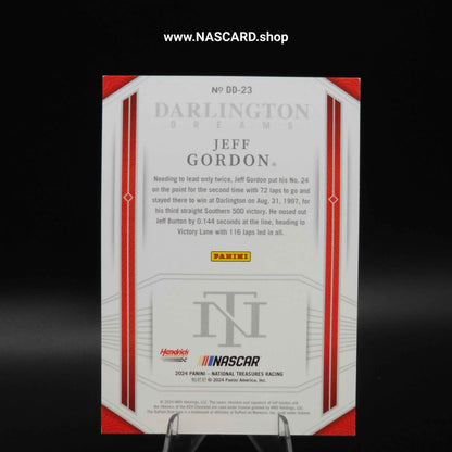 2024 National Treasures Darlington Dreams Green Jeff Gordon /5