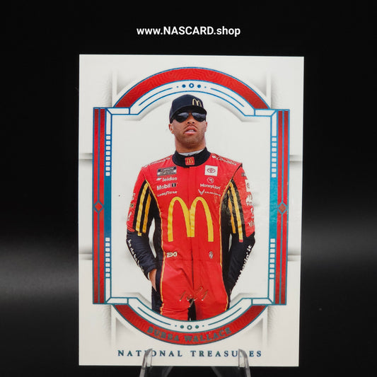 2024 Panini National Treasures Base Platinum Bubba Wallace 1/1